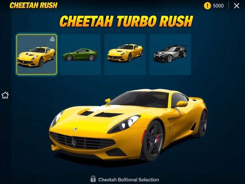 Cheetah Turbo Rush Vehicle Selection
